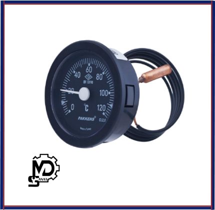 ترمومتر پکنز PAKKENS صفحه 5 سانت دنباله‌دار TI050