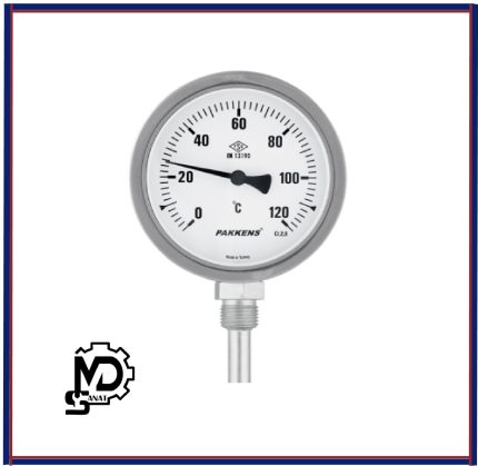 ترمومتر پکنز PAKKENS صفحه 10 سانت عمودی TB100