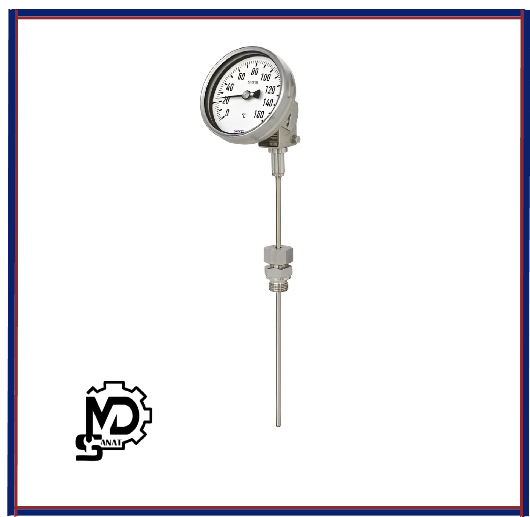 Untitled-2 ترمومتر ویکا WIKA صفحه 10 سانت تلسکوپی S55.50