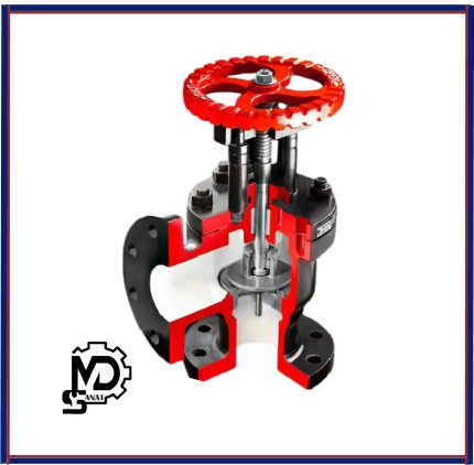 شیر استاپ SV سایز 8 اینچ فولادی راددار | شیر اصلی خروج دیگ بخار