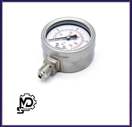 مانومتر تمام استیل عمودی مدل GS1301 برند ST