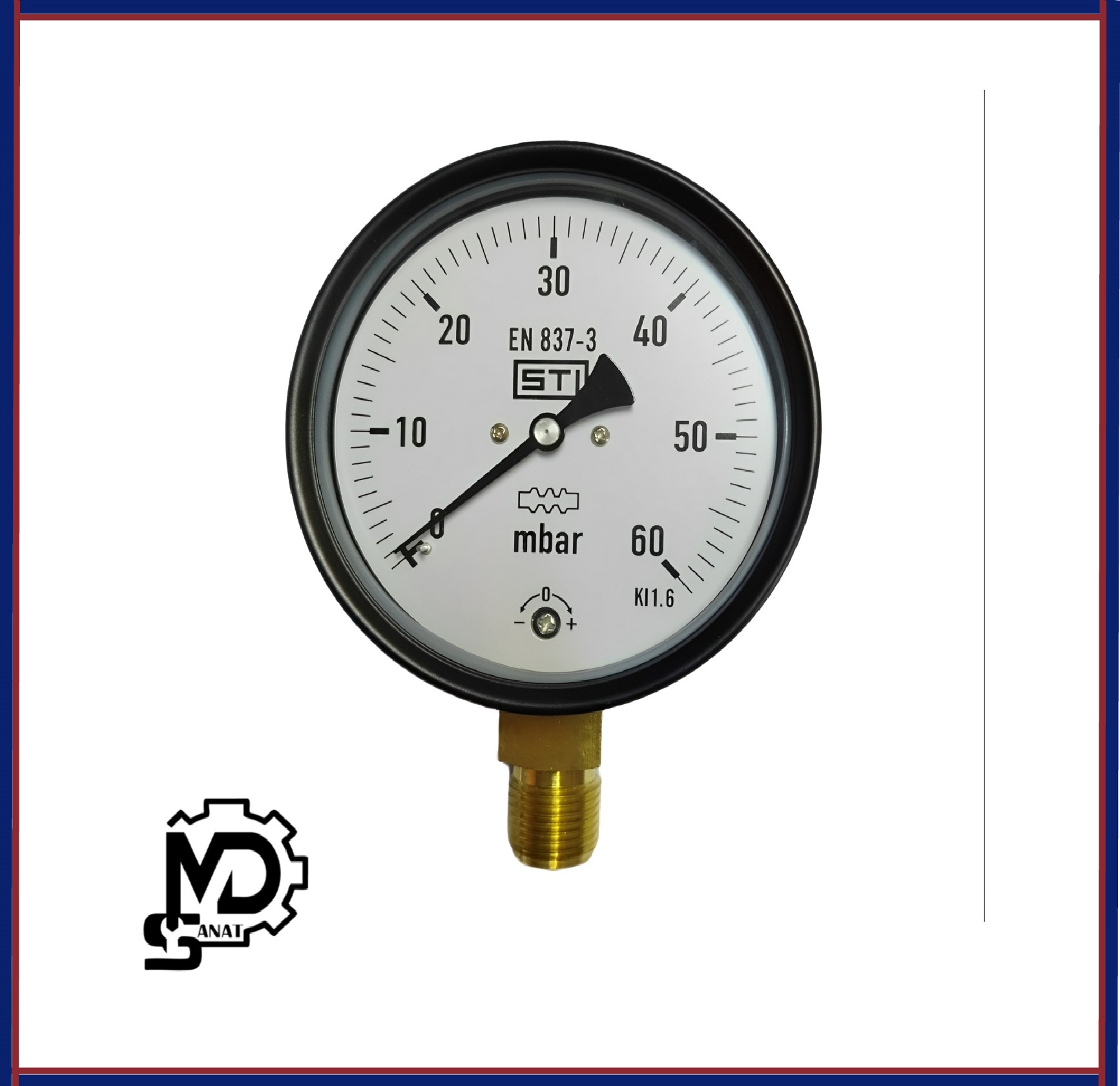 Untitled-2 مانومتر عمودی (Class B) مدل GBM1401 برند ST