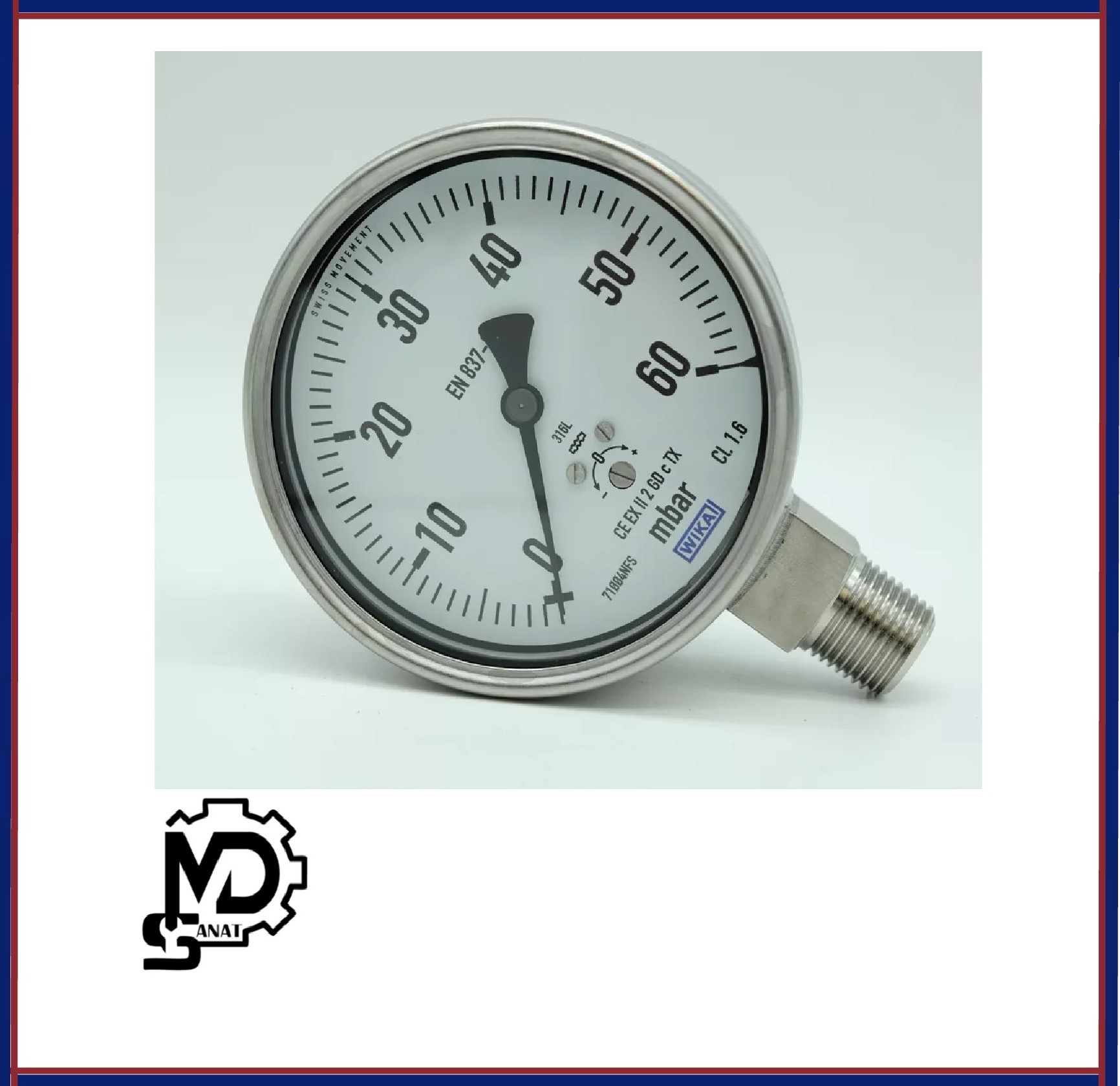 Untitled-2 مانومتر کپسولی ویکا WIKA مدل 632.50