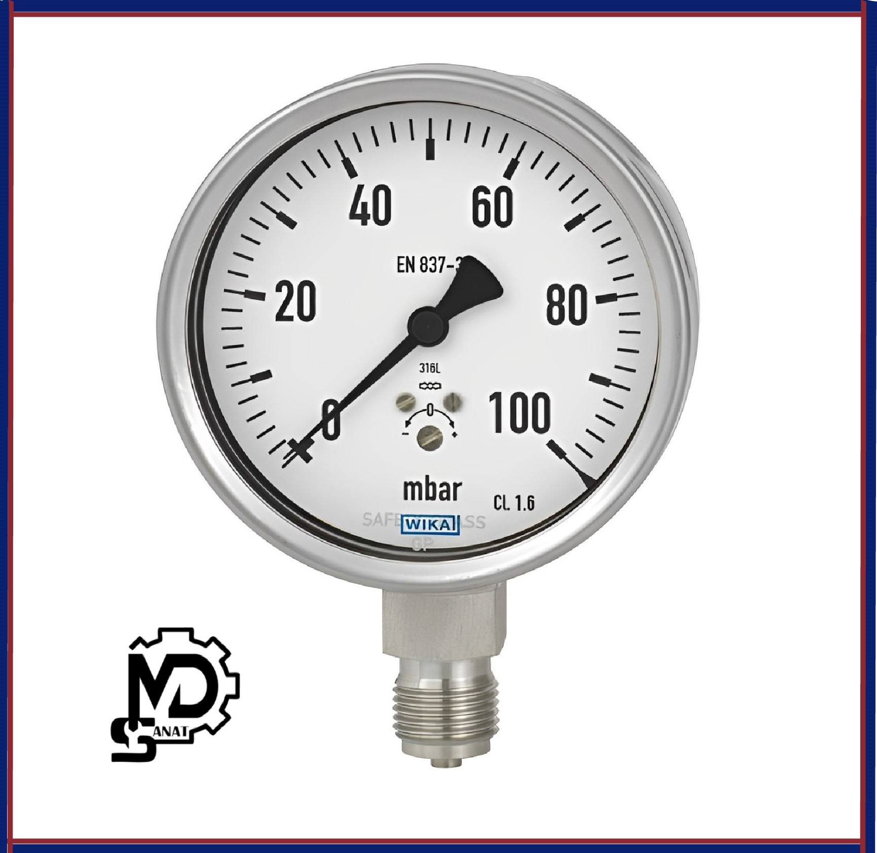 Untitled-2 مانومتر کپسولی ویکا WIKA مدل 633.50