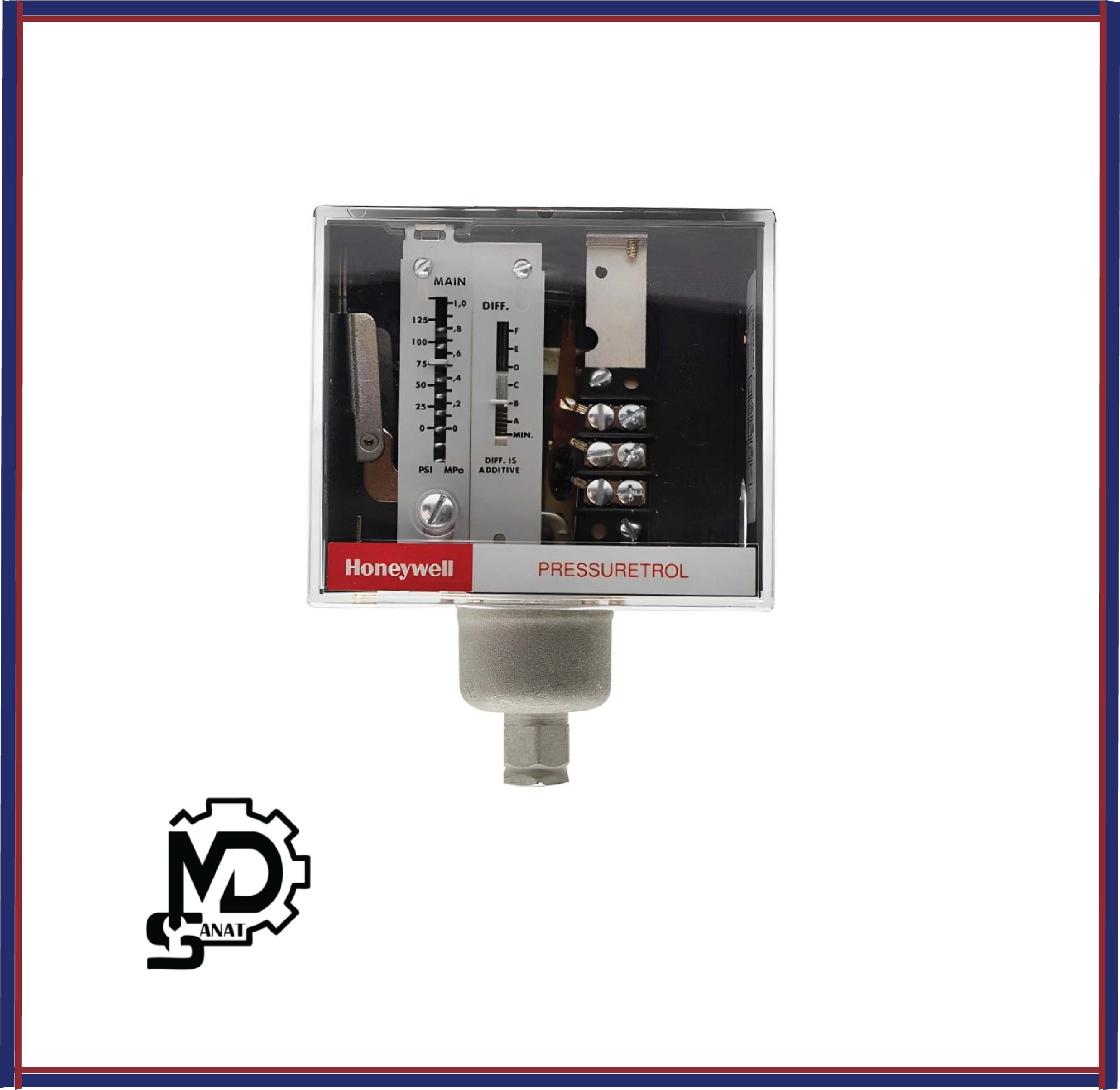 12223665 پرشر سوئیچ تدریجی هانیول Honeywell مدل L91B1050
