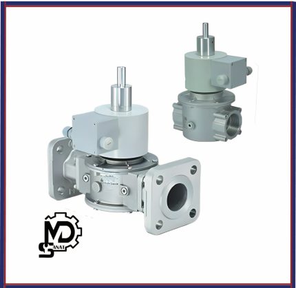 شیر برقی گاز فلنجی تدریجی 2 اینچ ستاک نرمالی کلوز | شیر برقی سریع ستاک