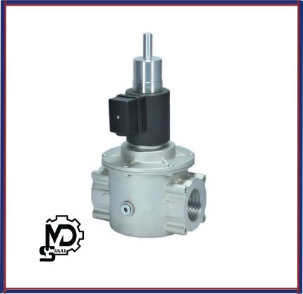 شیر برقی گاز تدریجی 1/2 - 1 اینچ ستاک نرمالی کلوز | شیر برقی تدریجی ستاک