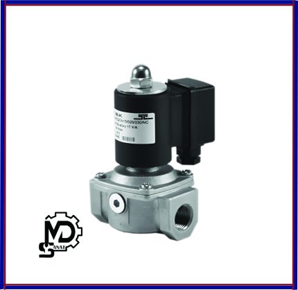 شیر برقی گاز تک‌ضرب 1/2 اینچ ستاک نرمالی کلوز | شیر برقی سریع ستاک