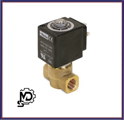 شیر برقی آب سوزنی 2/2 اینچ پارکر Parker | شیر برقی آب دو طرفه سوزنی نرمالی‌کلوز پارکر