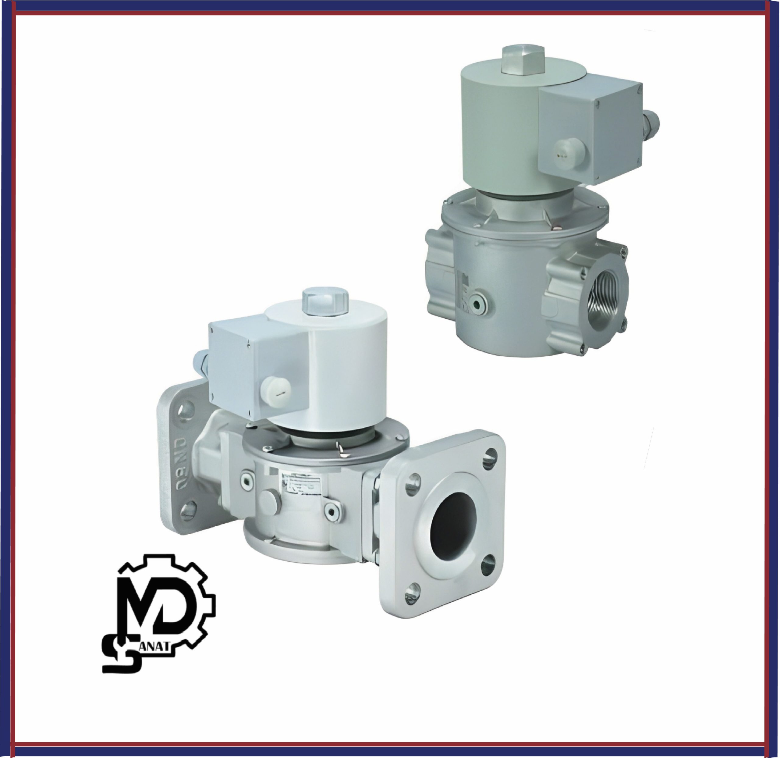 قاب مدرن صنعت شیر برقی گاز تکضرب 1/2 اینچ ستاک نرمالی کلوز | شیر برقی سریع ستاک